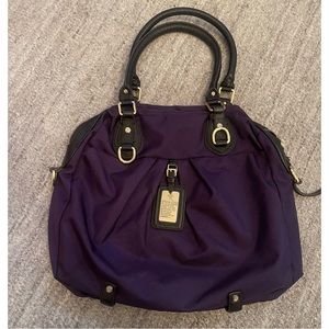 Spacious Purple Handbag